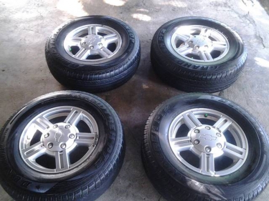 แม็ก16พร้อมยาง245 70 16 ปี14 ล้อเก่าเทิร์นได้