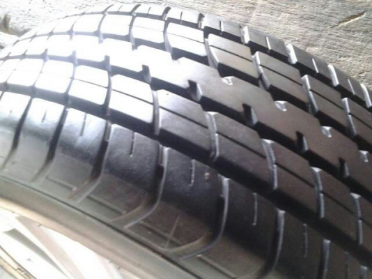 ล้อแม็ก โตโยต้า วีออส พร้อมยางปี15 ล้อเก่าเทิร์นได้