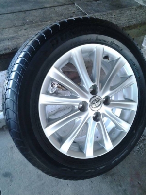 ล้อแม็ก โตโยต้า วีออส พร้อมยางปี15 ล้อเก่าเทิร์นได้