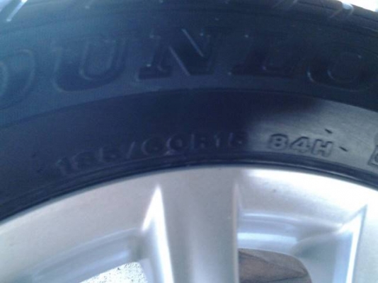 ล้อแม็ก โตโยต้า วีออส พร้อมยางปี15 ล้อเก่าเทิร์นได้