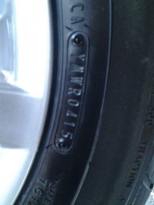 ล้อแม็ก โตโยต้า วีออส พร้อมยางปี15 ล้อเก่าเทิร์นได้