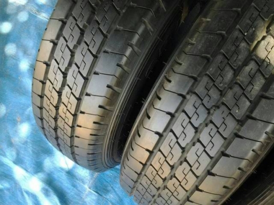 แม็กไทรทรันพร้อมยางใหม่ๆ ล้อเก่าเทิร์นได้