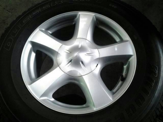 ล้อแม็ก วีครอส พร้อมยางใหม่ๆเหมือนป้ายแดง ล้อเก่าเทิร์นได้