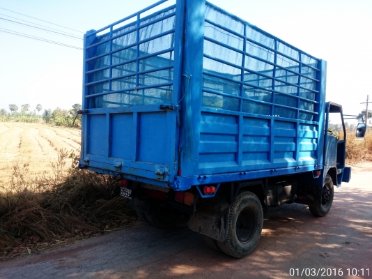 อีแต๋น 6 ล้อดั้ม เครื่องอีซูสุ 4BB1  100 แรง พวงมาลัยเพาเวอร์ ดั้ม 6 ตัน ยกหัวได้ ยางดี กระบะดั้มเหล็กสวย  บรรทุกข้าวได้ 7-8 ตัน