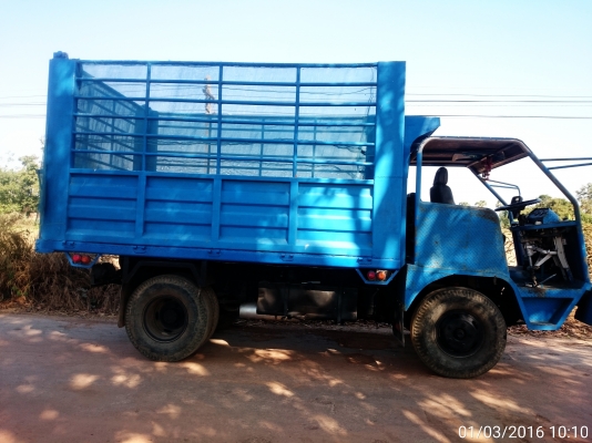 อีแต๋น 6 ล้อดั้ม เครื่องอีซูสุ 4BB1  100 แรง พวงมาลัยเพาเวอร์ ดั้ม 6 ตัน ยกหัวได้ ยางดี กระบะดั้มเหล็กสวย  บรรทุกข้าวได้ 7-8 ตัน