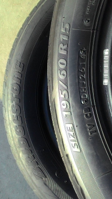 195/60R15  BRIDGESTONE ECOPIA EP200 ปี2014 ชุด 4 เส้น สวยๆ tel.081-427-3941 ไอดีไลน์ autobot107