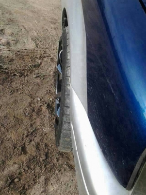 RG2 ขอบ18 สีแบรคโครมพร้อมยาง ล้อเก่าเทิร์นได้