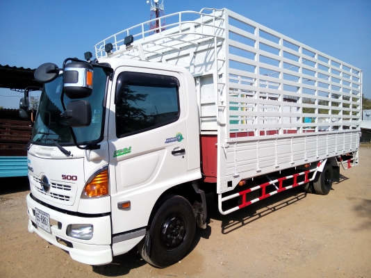 6 ล้อกลาง *Euro.3* HINO ซีรีย์500 FC9J 175 แรงม้า *ยาว 6.50 ม. * รถสวยเดิม+สวยจริง *รถห้างแท้* มีเล่มพร้อม *ปี57*