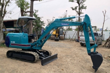 ขายรถแม็คโคร KUBOTA K-030 (เทียบเท่าPC30-7) เก่านอกไม่เคยผ่านการใช้งานในไทย ติดต่อ 086-775-7900 086-324-1992