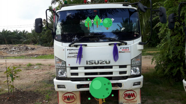 ขายรถบรรทุก 6 ล้อดัมพ์ 2 คัน ISUZU FRR210 แรงม้าปี 2554 กับ FRR190 แรงม้าปี 2555 ราคาคันละ 800000