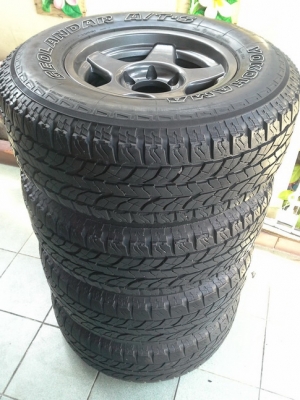 Max + Yokohama AT 265/70/16 ปี10 สวยๆ 1ชุด
