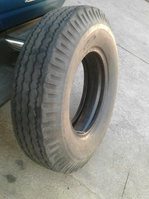 ยางบริดจสโตน bridgestone ดอกหน้า 7.50-16 นอกในรองคอ ครบชุด