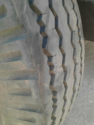 ยางบริดจสโตน bridgestone ดอกหน้า 7.50-16 นอกในรองคอ ครบชุด