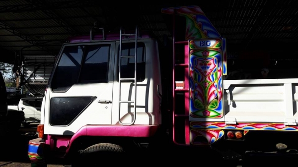 ขาย 6ล้อฟูโซ่ดั้มพ์ ยาง 900 ดั้มพ์ต่อใหม่ เบรคทิฟฟี่ กระบะยาว 380 ซม.