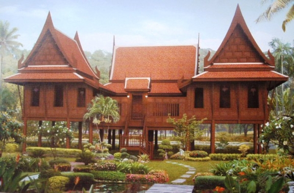 รับบริการจัดสร้าง เรือนไทย เดี่ยว กลุ่ม หมู่ แบบโบราณ ตามขนาด ปริมาณบนเนื้อที่