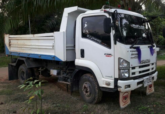 รถดั๊ม 6 ล้อยี่ห้ออีซูซุ รุ่น FRR ขนาด 190 แรงม้า รถดั๊ม 6 ล้อยี่ห้ออีซูซุ รุ่น FRR ขนาด 190 แรงม้า