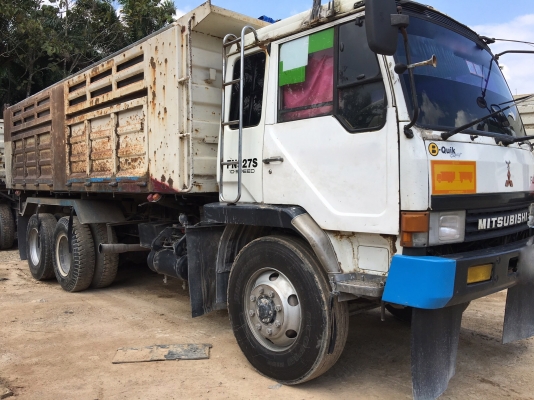 รถมิตซู 10 ล้อดั้ม FN527 - TF  220 แรงม้า.  ปี 38.  ( ขาย แม่ , ลูก. )    สนใจติดต่อ  081 - 6079515