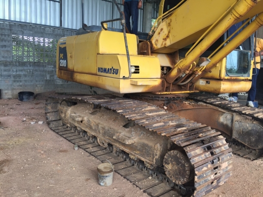 รถขุด PC200-8C80524 ปี2007 ทำงานประมาณ15000.ชม เอกสารเล่มทะเบียน