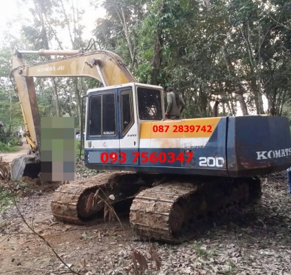 ขายรถแบคโฮ Komatsu pc200-5