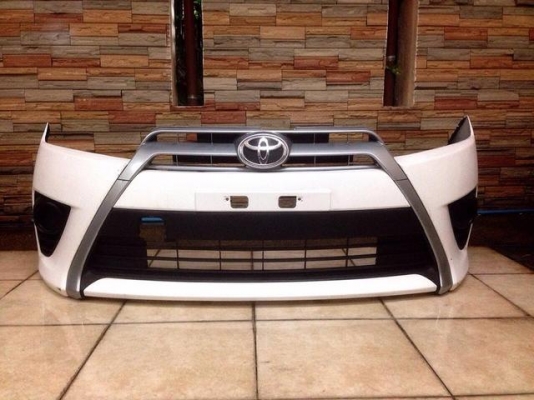 กันชนหน้า Yaris 2013 พร้อมกระจังหน้า เเละ หนวด