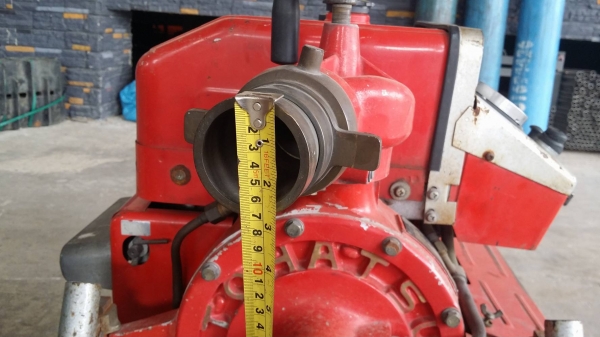 นำเข้าจากญี่ปุ่น ปั๊มดับเพลิงเก่าญี่ปุ่น TOHATSU 60 (2)  เครื่องยนต์เบนซิน 2 สูบ สภาพดี เครื่องพร้อมใช้งาน