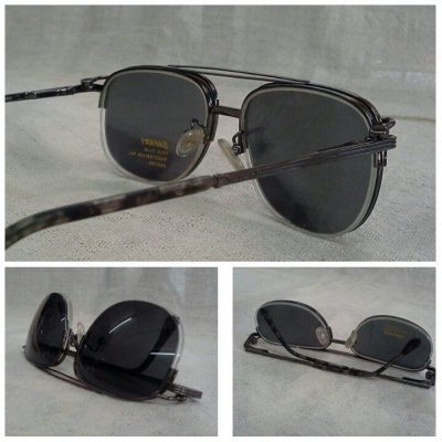 แว่นตามือหนึ่งพร้อมคลิปออน SAFARI made in Japan  บิ๊กไซซ์!