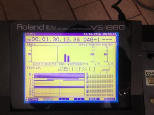 ROLAND VS 1880 DIGITAL STUDIO 24 BIT เก่าญี่ปุ่นเเท้สภาพสวยใช้ไฟ100v ROLAND VS 1880 DIGITAL STUDIO 24 BIT เก่าญี่ปุ่นเเท้สภาพสวยใช้ไฟ100v