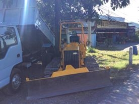 รถแทร็กเตอร์ KOMATSU D20P-5 ตีนเป็ด ใบมีดปรับได้ 5 ระดับ