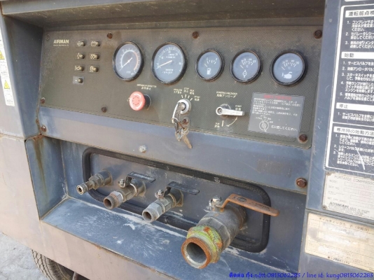 เครื่องปั๊มลม PDS655SD # 68A4B20151 : Airman มือสอง จากญี่ปุ่น โทร.กุ้ง:0813062283