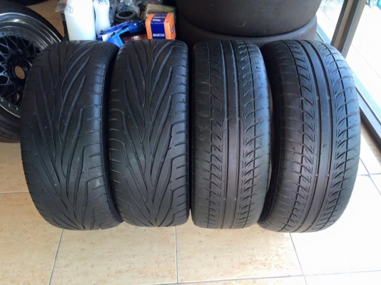 ขาย(ล้อ+ยาง)ยกชุด4,200.฿ ขอบ17"4.รู100+ยาง205/45/17พอใช้ได้(ปี10-12)