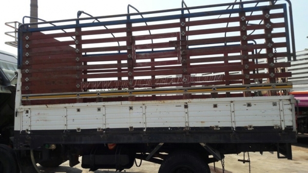 รถบรรทุก 6 ล้อ HINO KM777 กะบะยาว 4.30 เมตร เฟื่องท้าย F