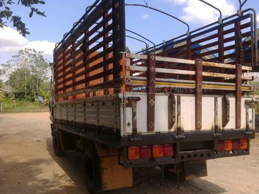 รถบรรทุก 6 ล้อ HINO KM777 กะบะยาว 4.30 เมตร เฟื่องท้าย F