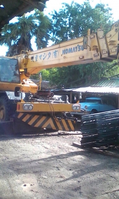 ขายรถเครน KOMATSU LW250L-1 25 ตัน 4 ล้อ s/n6030 ราคา 1700000