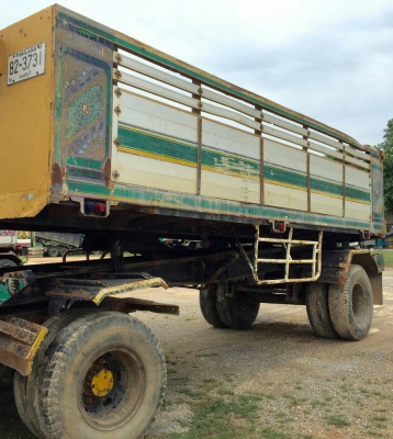 ลูกพ่วง ปี47 ดั้ม 2คาน กะบะมีเนียม ยาว6.50ม สภาพดีสวยไม่มีผุ พร้อมใช้ ทะเบียนพร้อมโอน