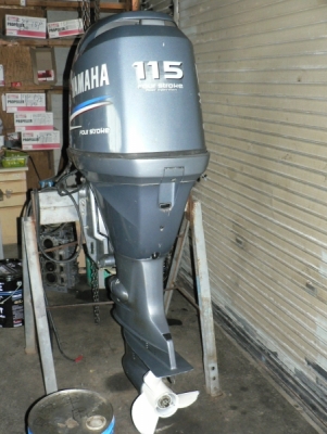 ขายเครื่องเรือ Yamaha 115 Four Stroke เก่าจากญี่ปุ่น