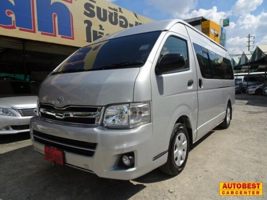 โทร 0922726669 คุณตันหยง รถตู้เบสมือสองฝั่งธน รถตู้ดีเซลล์ปี 2012 เบาหนัง 3 แถว ราคา 899,000 บาท