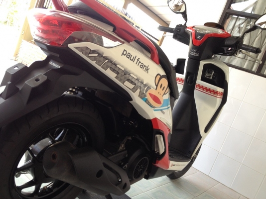 Moove ลายPaul Frank ตัวTop ล้อแม็ก วิ่ง3000 รถ4เดือน ปี58 (ของแถม 4 รายการ)