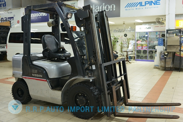 ขายรถโฟล์คลิฟท์มือสอง NISSAN รุ่น SB-LYL02 ราคา 315,000 บาท นำเข้าจากประเทศญี่ปุ่น 100\% ไม่เคยใช้งานในไทย