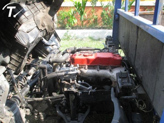 ISUZU NKR 66 E หัวการ์ตูน เครื่อง 110 แรง ป้ายเล็กไม่ติดเวลา