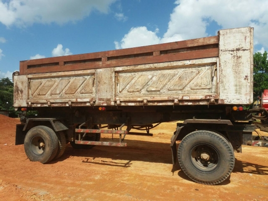 ขายรถบรรทุก 18 ล้อพ่วงแม่ลูกดัมพ์ ISUZU DECA 270 แรงม้าปี 2546 ลูกพ่วงสามมิตร 2 เพลาปี 2547 ราคา 1600000