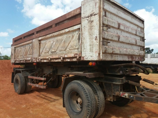 ขายรถบรรทุก 18 ล้อพ่วงแม่ลูกดัมพ์ ISUZU DECA 270 แรงม้าปี 2546 ลูกพ่วงสามมิตร 2 เพลาปี 2547 ราคา 1600000