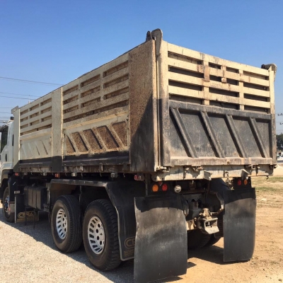 ขายรถสิบล้อ ISUZU DECA FXZ360แรง ปี54 พ่วงแม่ลูกดั้มสามมิตร