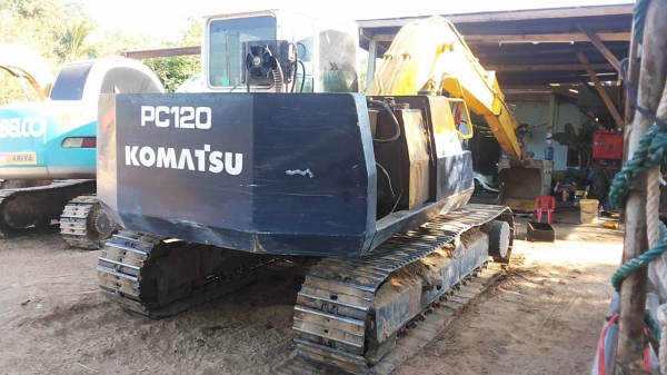 แบคโฮ KOMATSU PC120-5 ตัวเดินใหญ่ ไฟตัด อุปกรณ์กล่อง+จอ มี เอกสารอินวอย **ขาย KOMATSU PC120-5 แบคโฮยอดนิยม รุ่นพิเศษ ตัวเดินใหญ่ สภาพพร้อมใช้งาน เอกสารอินวอย HYD.EXCAVATOR KOMATSU PC120-5 S/N.40309 (ซีเรียลสูง) ตัวเดินใหญ่ ไฟฟ้าตัด อ