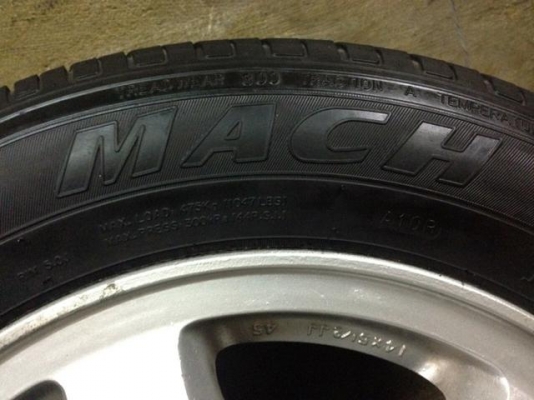 แม็ก 4รู 100 ขอบ14 พร้อมยางหนาๆ