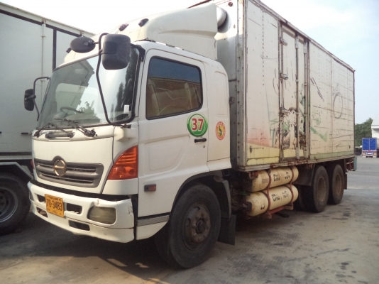ขาย รถบรรทุก 10 ล้อ ฮีโน่ ตู้แห้ง CNG