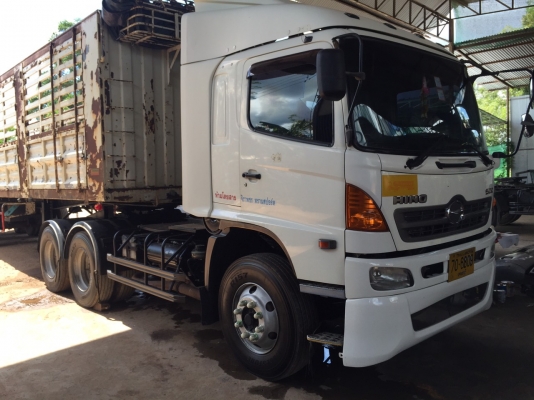 ขายหัวลาก Hino. พร้อมหางคอก12.5เมตร ปี52 ตัวแรก 380 แรง