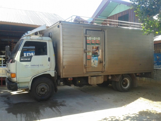 HINO FB2W 120แรง ห้างแท้ ตู้แห้งยาว 5เมตร มาลัยเพาเวอร์ เล่มพร้อมโอน