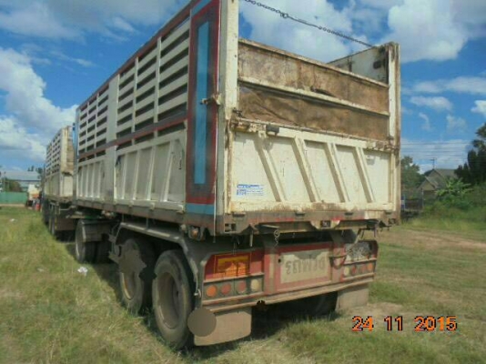 ขายรถพ่วง 22 ล้อ แม่-ลูก กระบะเหล็กคอกเกษตรดั้ม ISUZU 360 ปี.54 ราคา.2500000 สนใจรีบจองด่วน