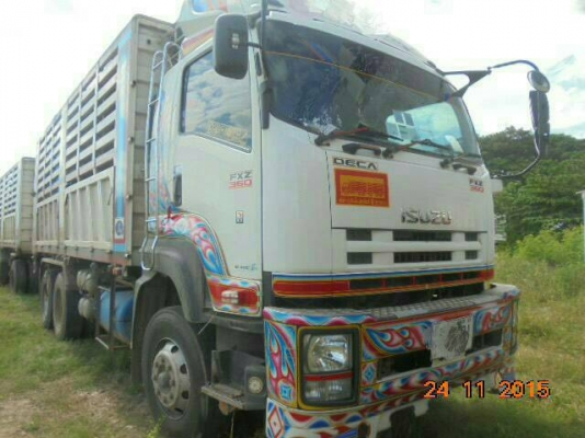 ขายรถพ่วง 22 ล้อ แม่-ลูก กระบะเหล็กคอกเกษตรดั้ม ISUZU 360 ปี.54 ราคา.2500000 สนใจรีบจองด่วน