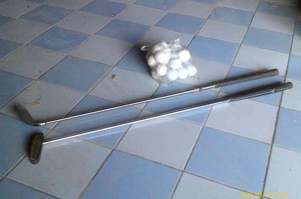 ไม้กอล์ฟCallaway s2h2 PAT PEND USA และ PUTTERทองเหลือง